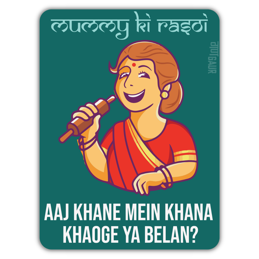 Mummy Ki Rasoi Fridge Magnet