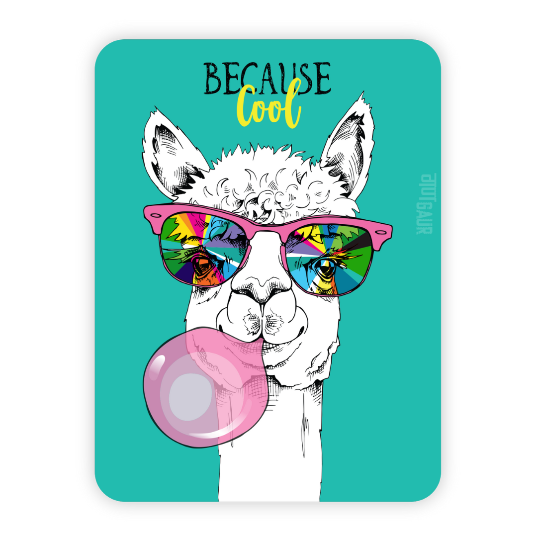 Because Cool Fridge Magnet