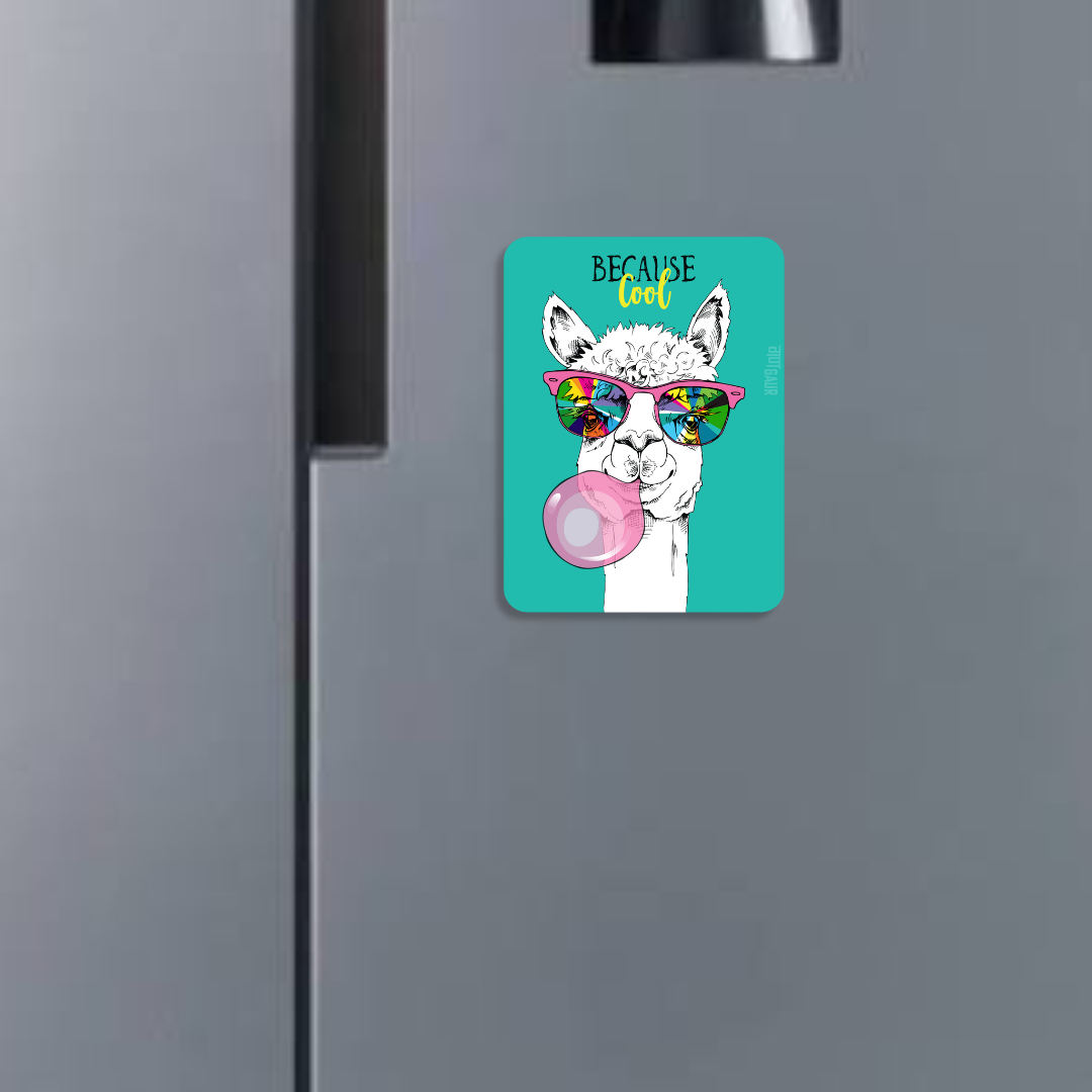 Because Cool Fridge Magnet