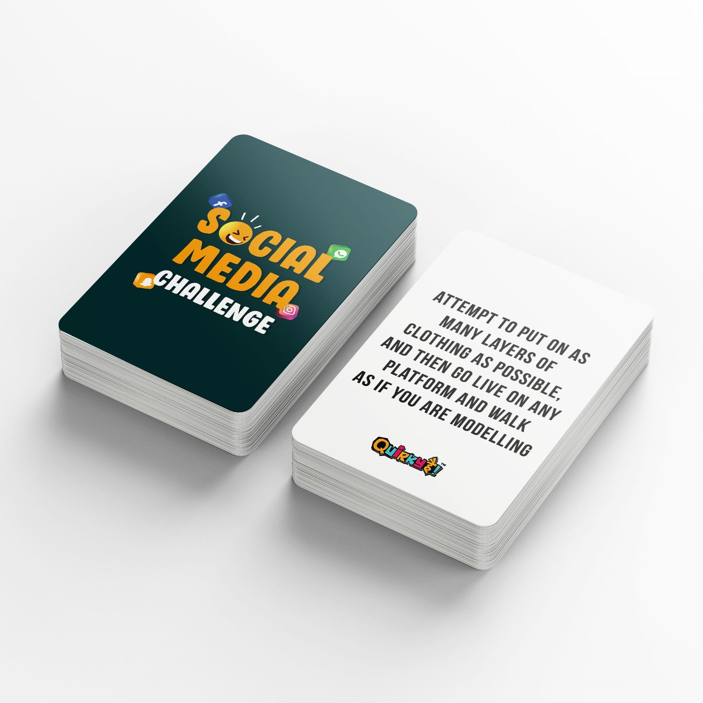 Social Media Challenge Card Game