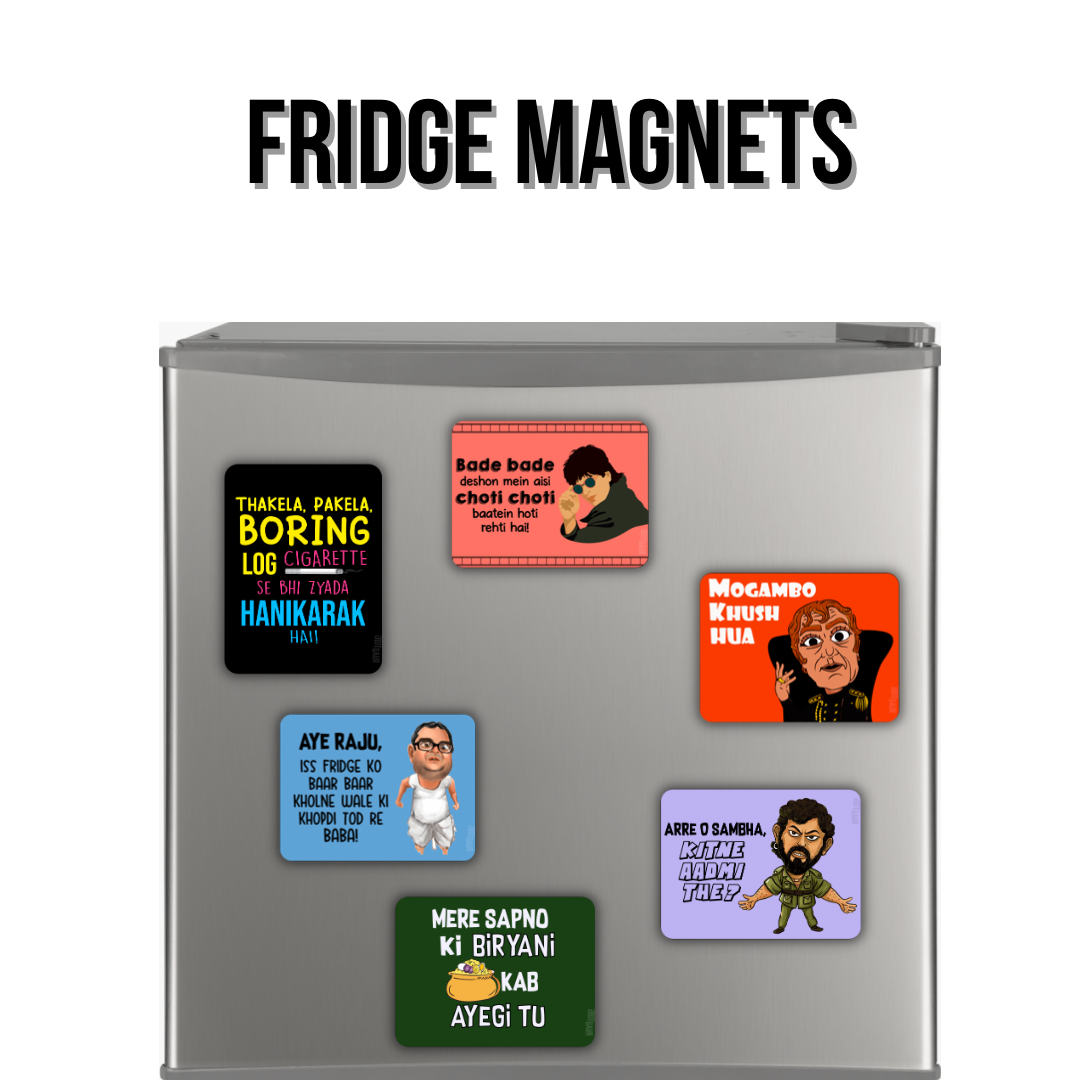 SRK Bade Bade Desho Mein Fridge Magnet