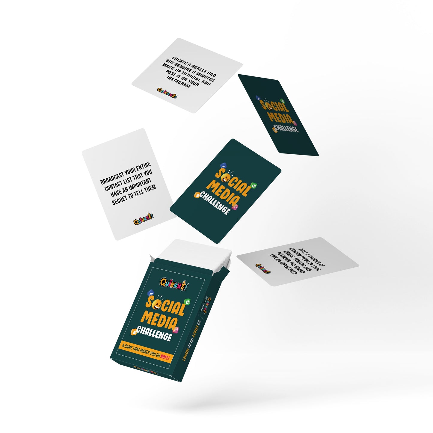 Social Media Challenge Card Game