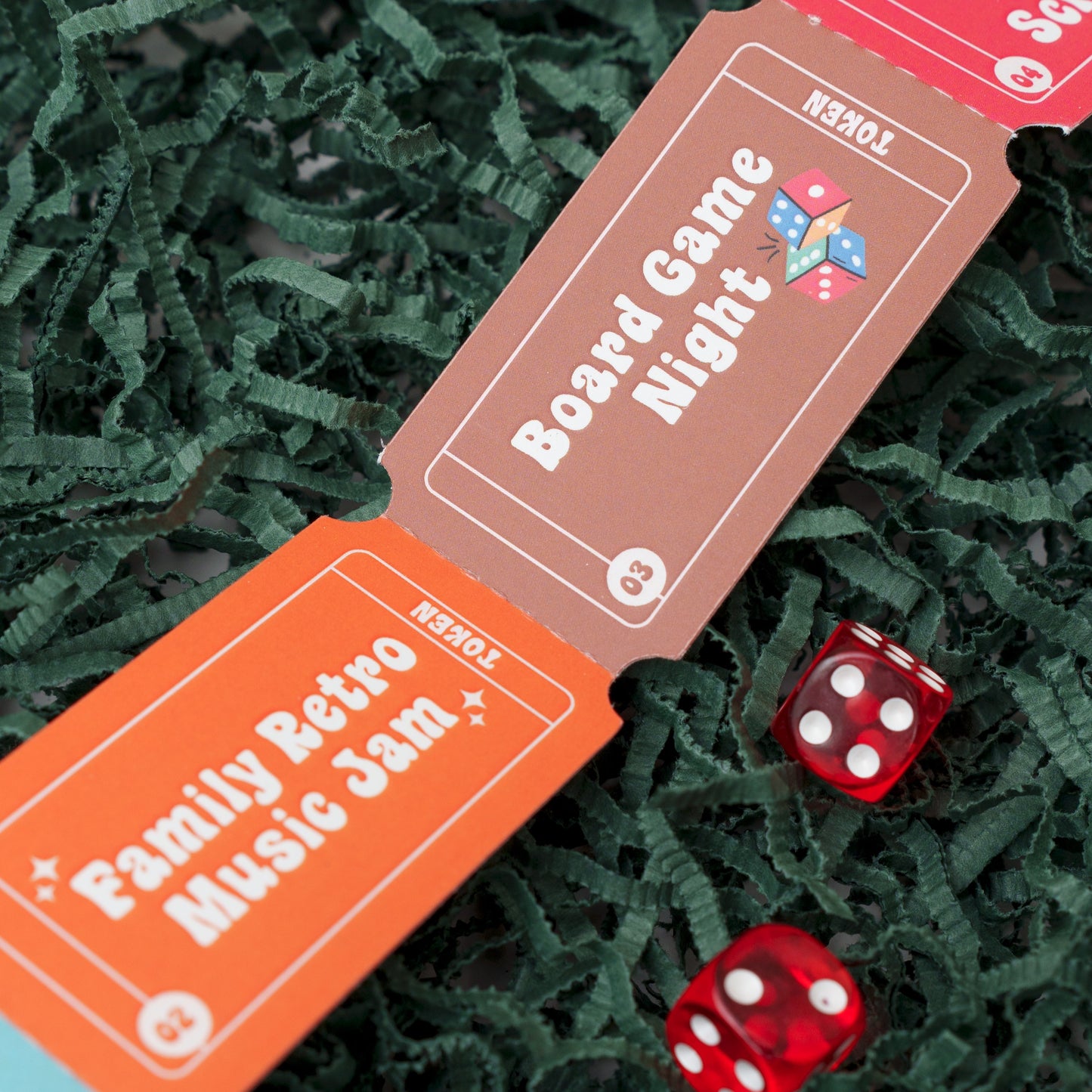 Family Activity Coupons- Pack of 12 Tickets