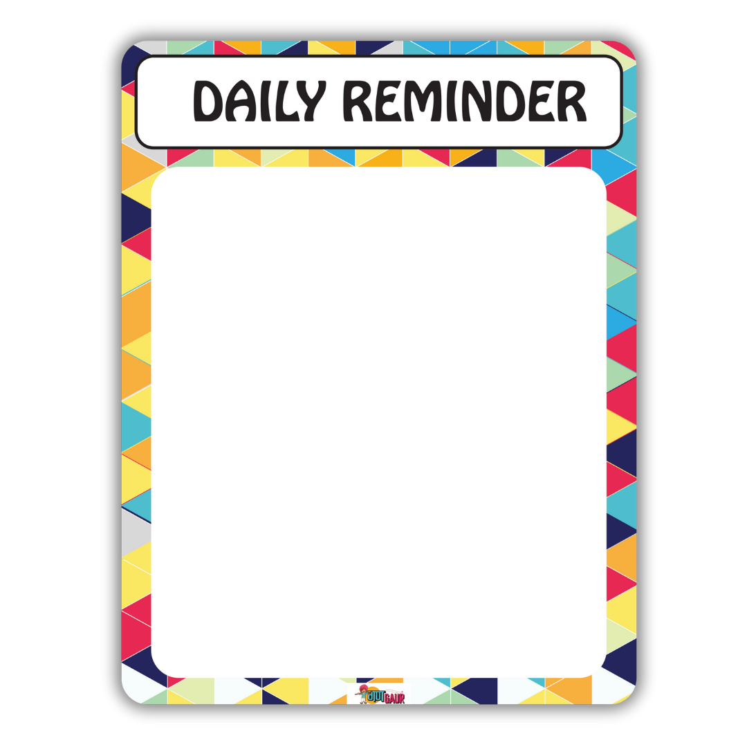 Daily Reminder Fridge Memo with Marker