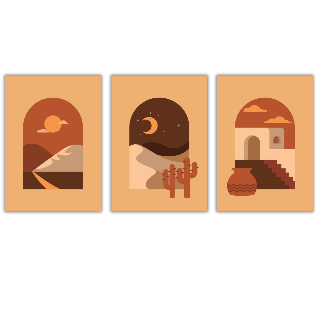 Set of 3 Elegant Posters