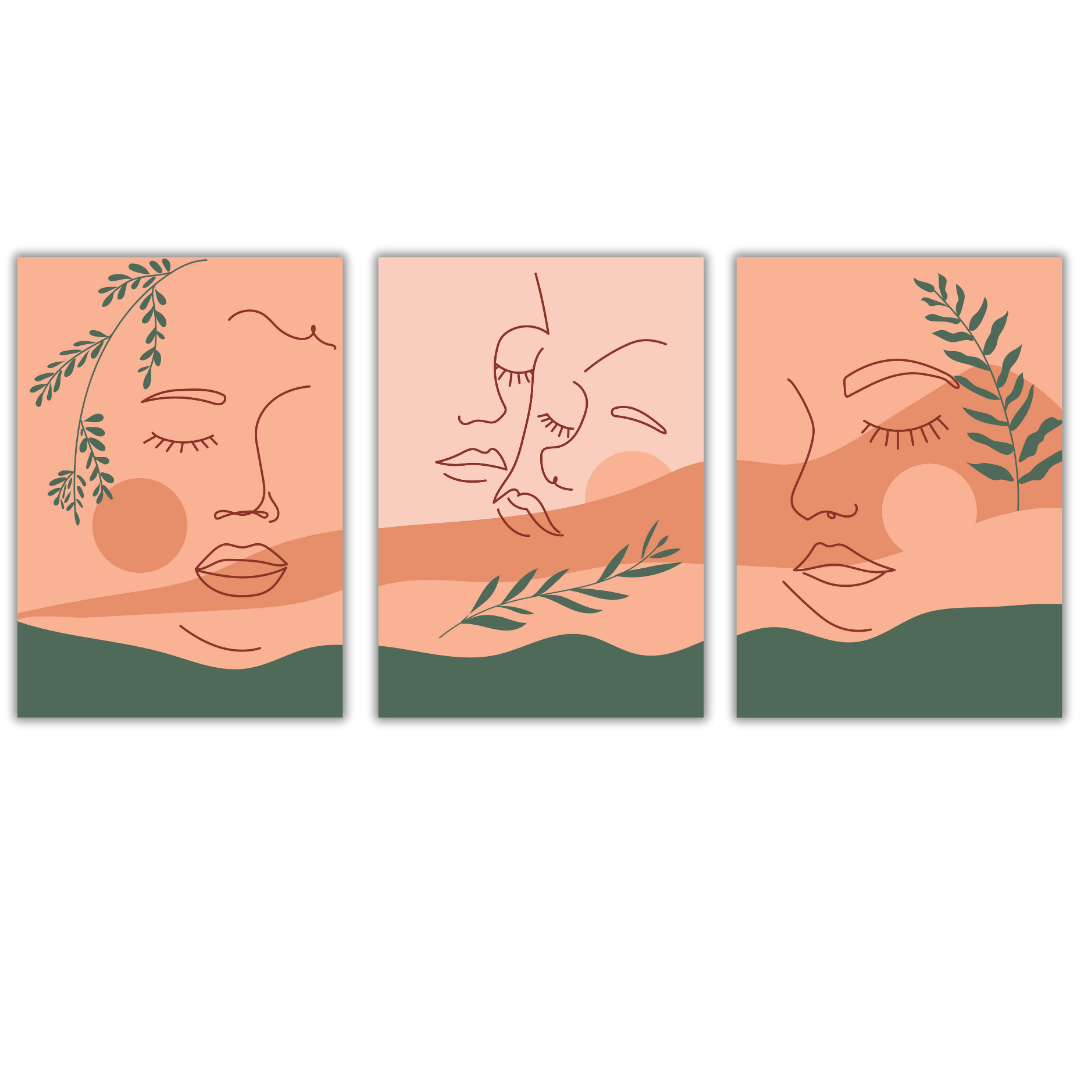 Set of 3 Artistic Posters
