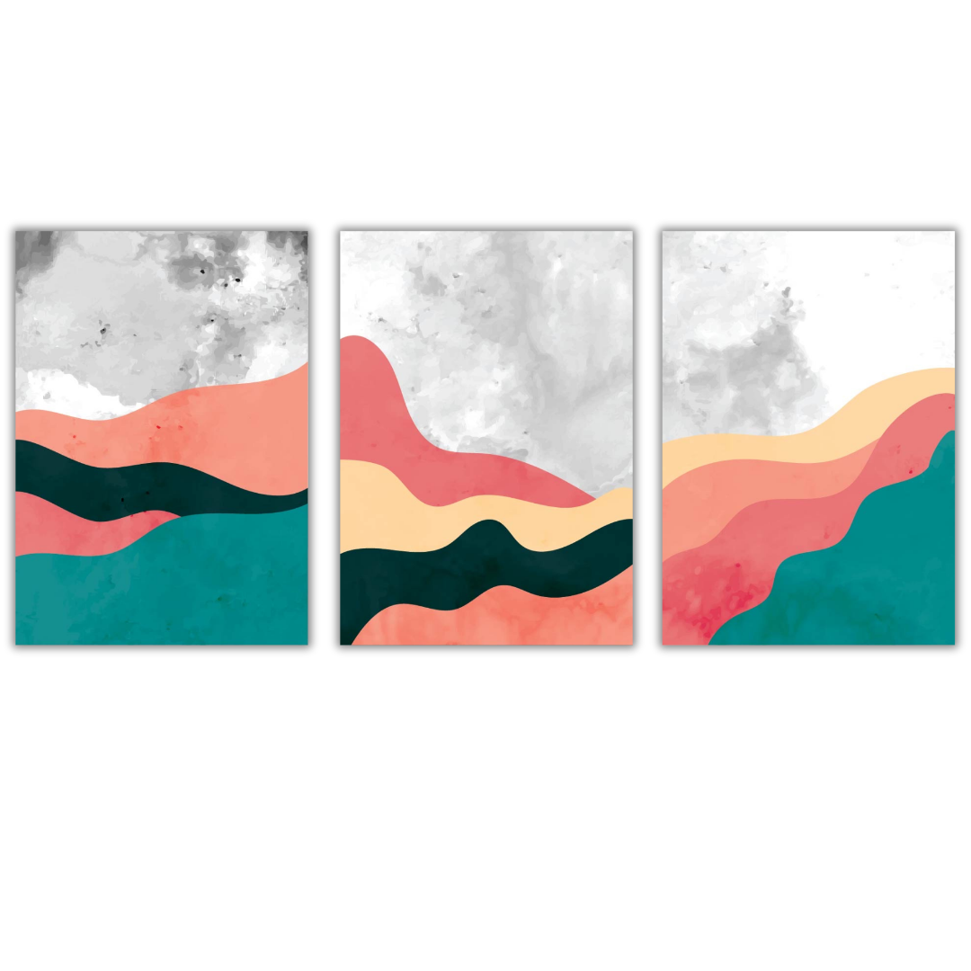 Set of 3 Artful Posters