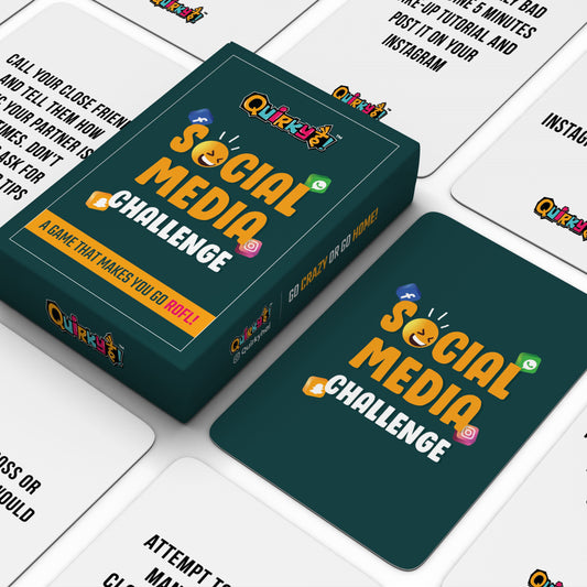 Social Media Challenge Card Game