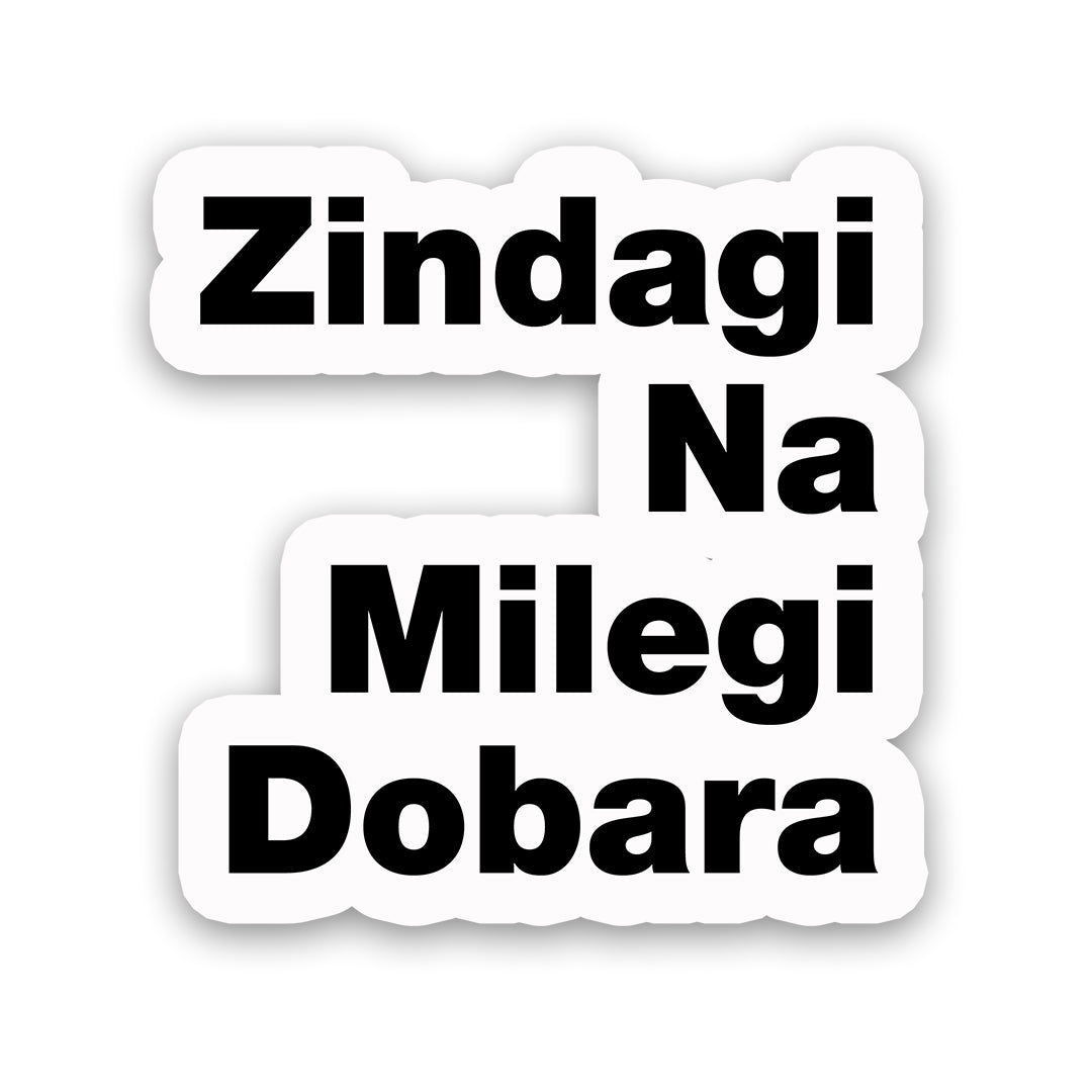 Zindagi Na Milegi Dobara Sticker