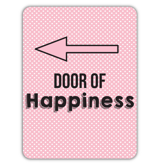 Door Of Happiness Fridge Magnet