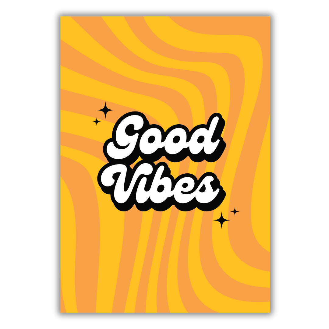 Good Vibes Aesthetic Poster