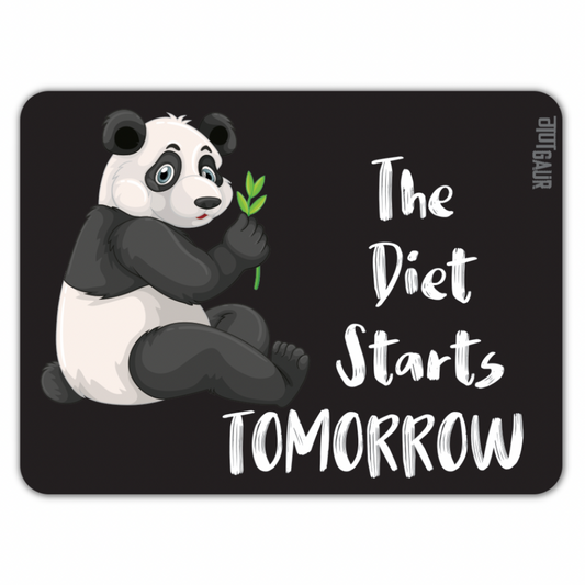 Diet Panda Fridge Magnet