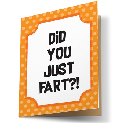 Did You Just Fart Frame Mirror Card