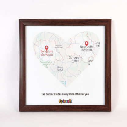 The Affectionate Map Frame